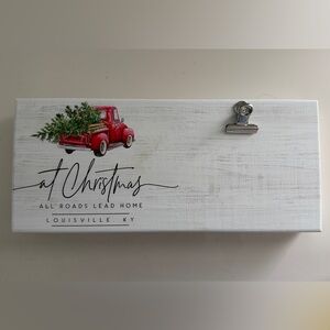 Red Truck Christmas Decor